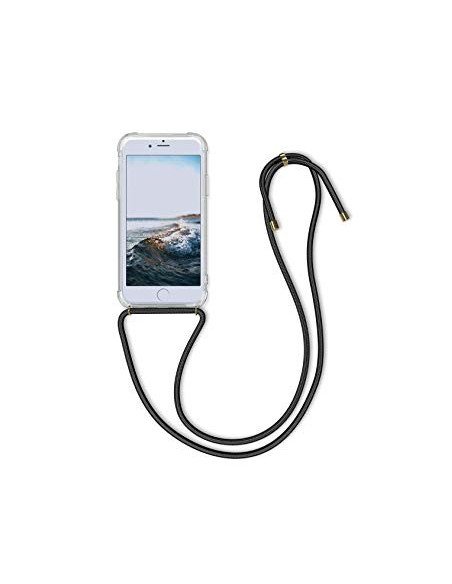 Funda antigolpes con cuerdas para iPhone 12 Pro Max