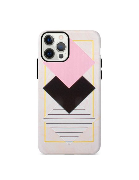 Funda Gel Relieve IPhone 12 / 12 Pro - Rombos