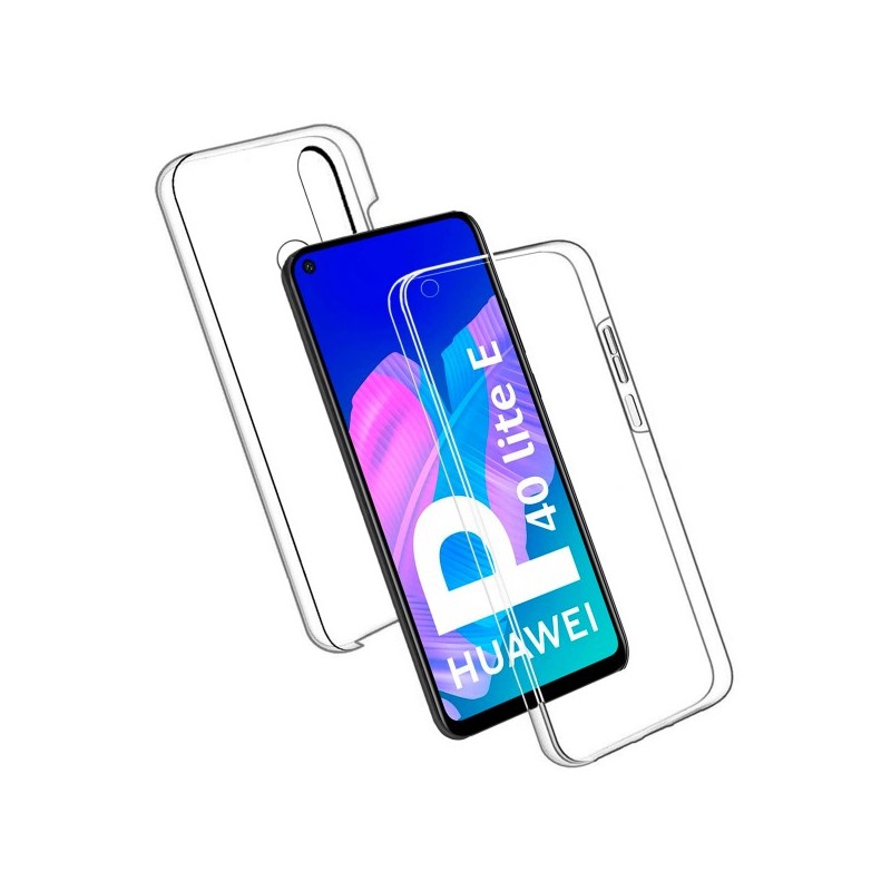 Funda Doble Huawei P40 Lite E / Y7P Silicona Transparente Delantera y Trasera