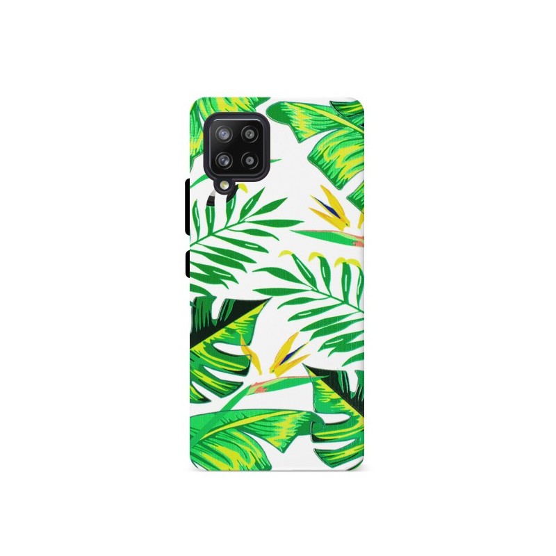 Funda Gel doble capa para Samsung Galaxy A42 5G - Hojas