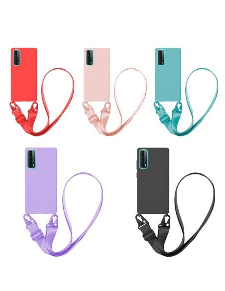 Funda suave con Cordón Ancho Huawei P Smart 2021