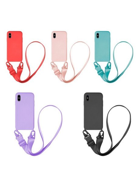 Funda suave con Cordón Ancho IPhone XR
