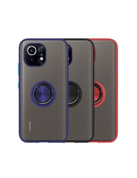 Funda Gel Xiaomi Mi 11 Iman con soporte Smoked