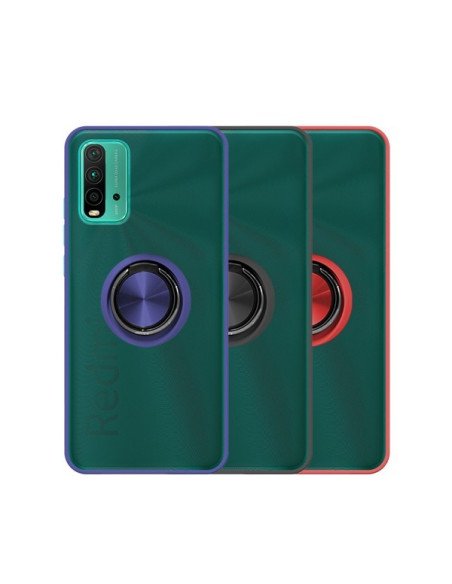 Funda Gel Xiaomi Redmi 9T / Poco M3 Imán con soporte Smoked