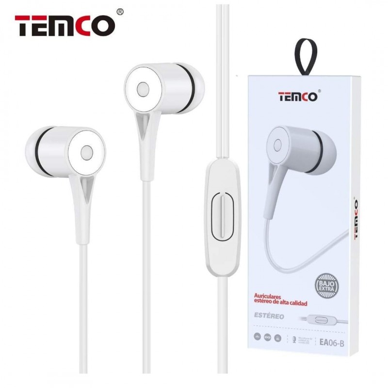 Auriculares Intrauditivos EA06 Blanco