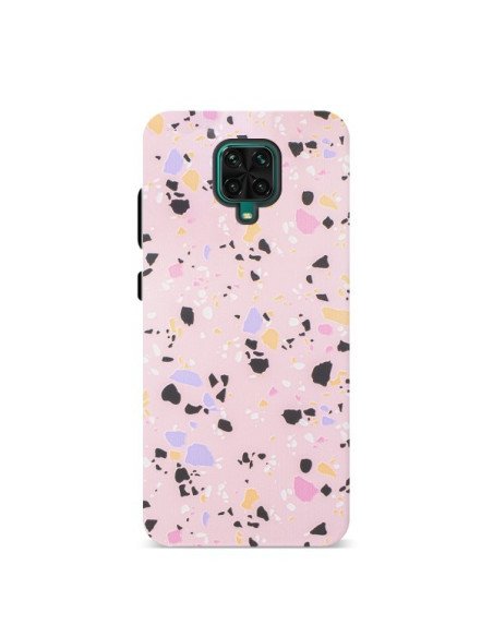 Funda Gel Relieve Xiaomi Redmi Note 9 Pro/ Note 9s - Rosa