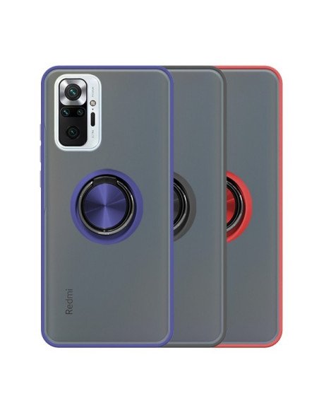 Funda Gel Xiaomi Redmi Note 10 Pro Imán con soporte Smoked