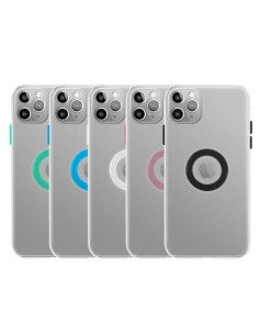 Funda iPhone 12 Pro Max Transparente con Anilla