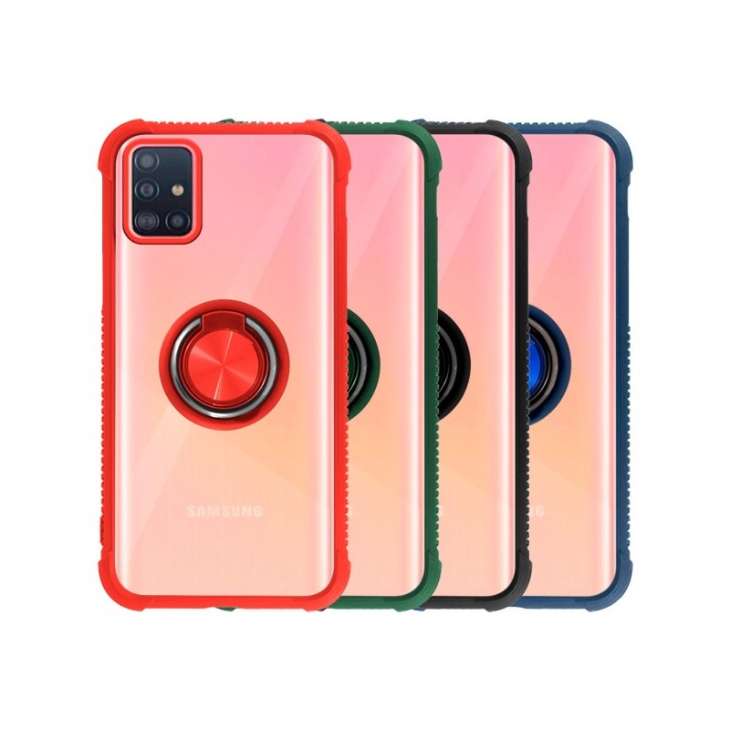 Funda gel con anilla para Oppo a15