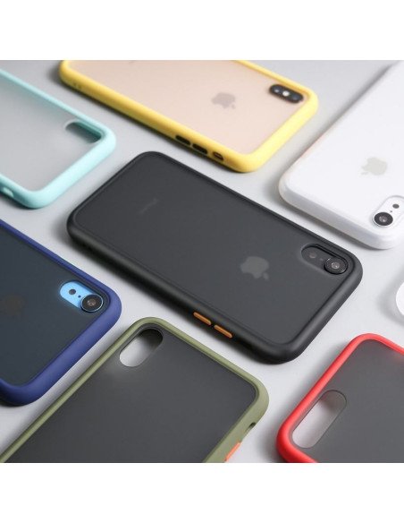 Funda Gel Xiaomi Redmi 10 Smoked con borde de color