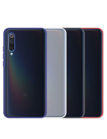 Funda Gel Xiaomi Redmi 10 Smoked con borde de color