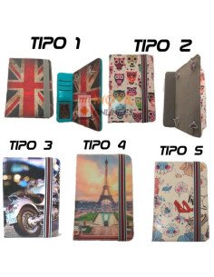 Funda de dibujos universal tablet 8"