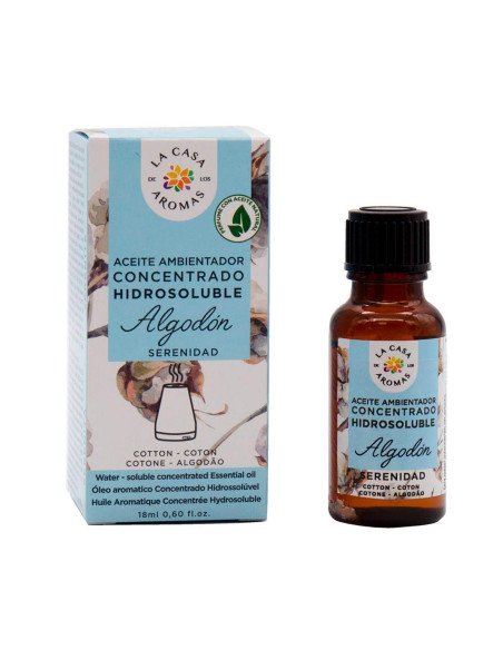ACEITE ESENCIAL ALGODÓN AROMÁTICO CONCENTRADO HIDROSOLUBLE 18ml