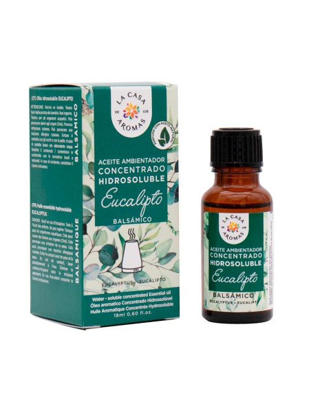 ACEITE ESENCIAL EUCALIPTO AROMÁTICO CONCENTRADO HIDROSOLUBLE 18ml