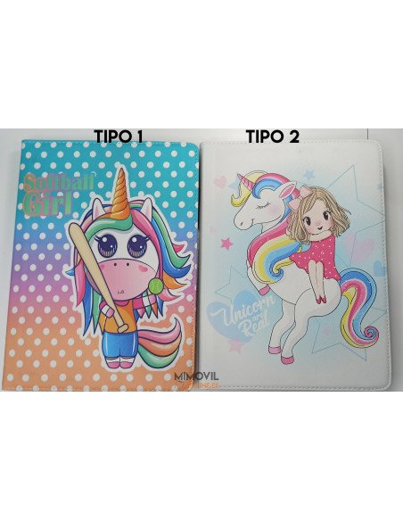 Funda de dibujos universal tablet 10"