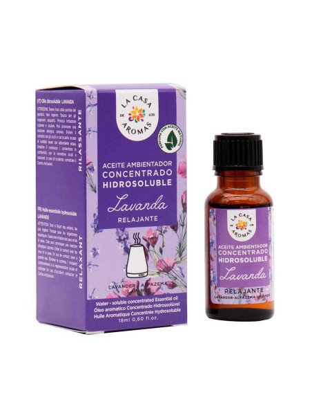 ACEITE ESENCIAL LAVANDA AROMÁTICO CONCENTRADO HIDROSOLUBLE 18ml