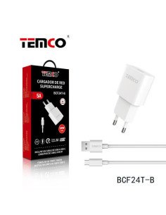Cargador 5A con cable Tipo C (24W)