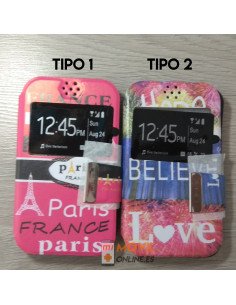 Funda libro universal con dibujos 4" a 4.5"