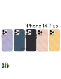 Funda Silicona Ecologica Biodegradable y Trazas Vegetales para iPhone 14 Plus