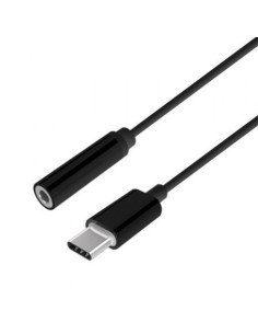 Adaptador USB Tipo-C Macho - Jack 3.5 Hembra