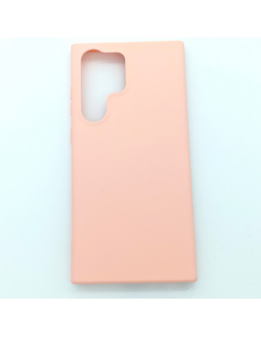 Funda silicona Samsung Galaxy S23 Ultra (rosa) 