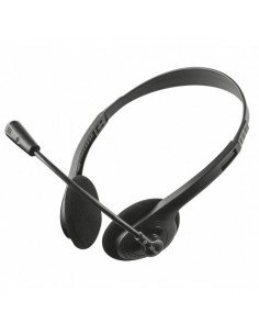 Auriculares Trust Chat Headset 24659/ con Micrófono/ Jack 3.5/ Negros