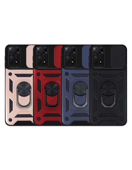 Funda con anilla y camara deslizante para Redmi Note 12 5G