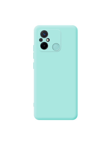 Funda de silicona suave Azul Verdoso para Xiaomi Redmi 12C