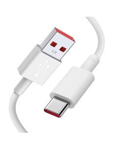 Cable USB Xiaomi 6A Type-A to Type-C/ USB Macho - USB Tipo-C Macho/ 1m/ Blanco