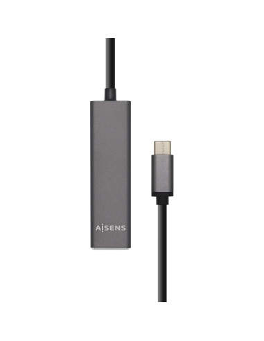 Hub USB Tipo-C Aisens A109-0403/ 4xUSB