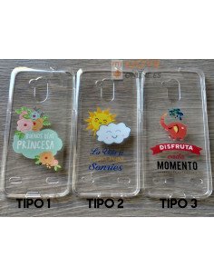Funda de gel con dibujos para ZTE V7 Lite