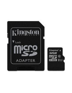 TARJETA MICROSD HC - 32GB + ADAPTADOR KINGSTON CANVAS SELECT - CLASE 10 - 80MB/S
