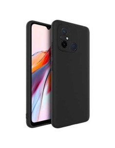 Funda de silicona suave negra para Xiaomi Redmi 12C