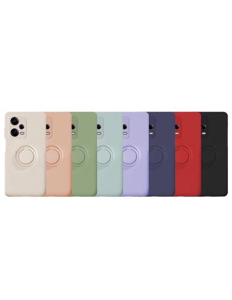 Funda de silicona con anilla para Redmi Note 12S