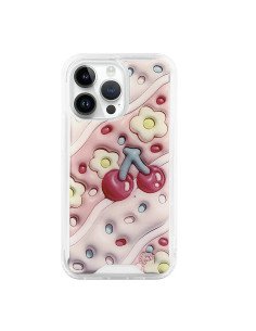 Funda de dibujos antigolpes para Redmi Note 12 4G - Cerezas