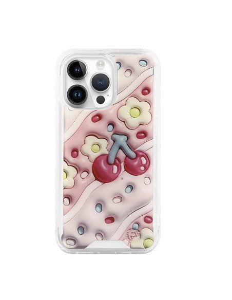 Funda de dibujos antigolpes para Redmi Note 12 4G - Cerezas