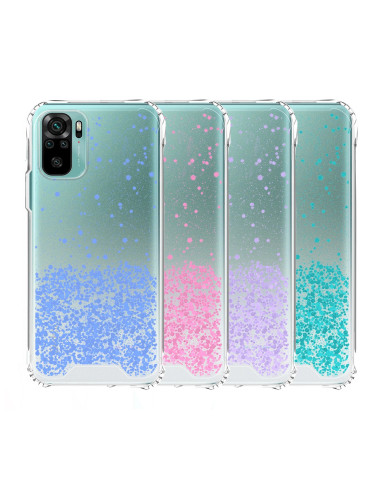 Funda Gel transparente purpurina Xiaomi Redmi 12