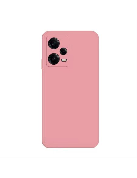 Funda de silicona suave rosa para Xiaomi Redmi 12