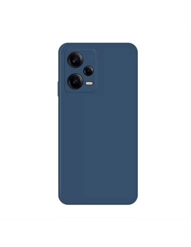 Funda de silicona suave azul marino para Xiaomi Redmi 12