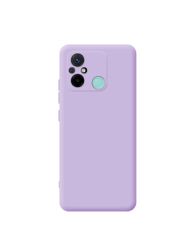 Funda de silicona suave lila para Xiaomi Redmi 12