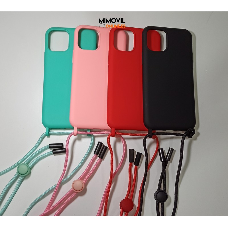 Funda de gel con cuerdas para iPhone 14