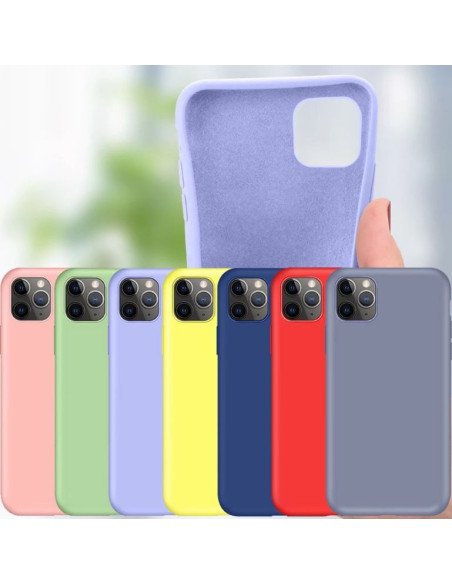 Funda Silicona Suave para iPhone 15 Pro