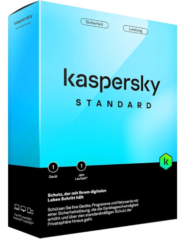 Antivirus Kaspersky Standard/ 1 Dispositivo/ 1 Año