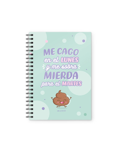 CUADERNO – ME CAGO EN EL LUNES