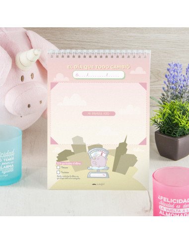 Álbum para bebés - Mi primer año - ¡Ya estoy aquí! El dormir se va a acabar