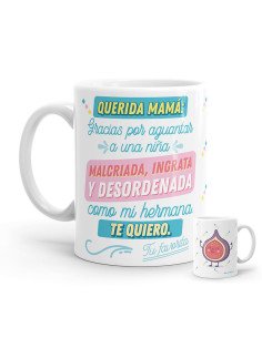 Taza - Mamá, gracias por aguantar (Hermana)