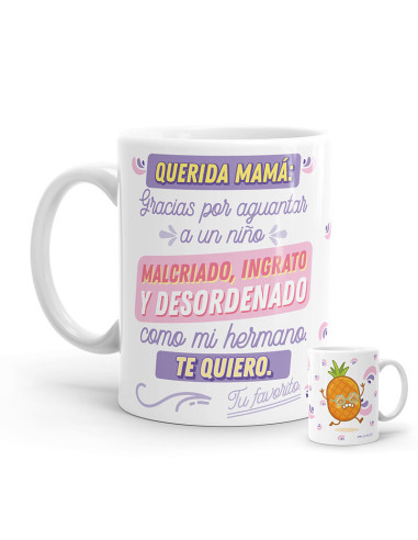 Taza - Mamá, gracias por aguantar (Hermano)