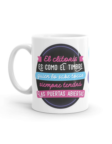 Taza - ZC - El clítoris es como