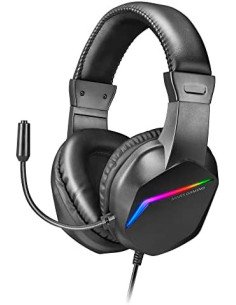 Auriculares Gaming con Micrófono Mars Gaming MH122/ Jack 3.5/ Negros