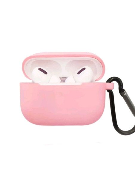 Funda silicona rosa Airpods Pro